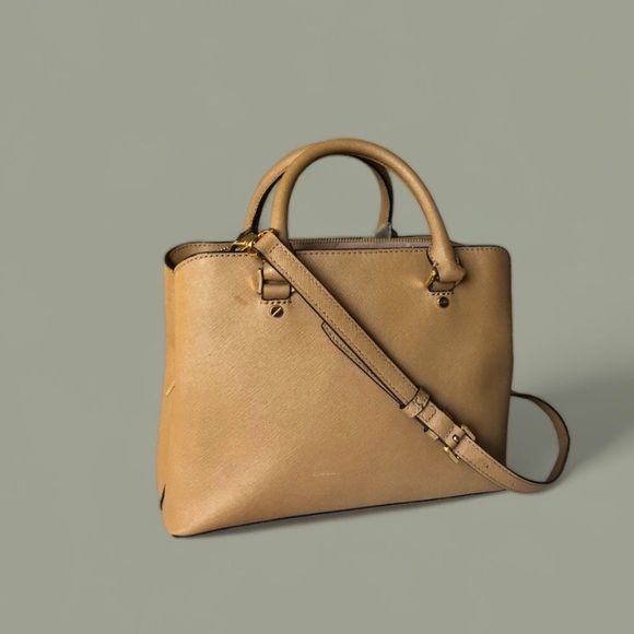 Michael Kors Savannah Satchel in Tan - Picture 2 of 6